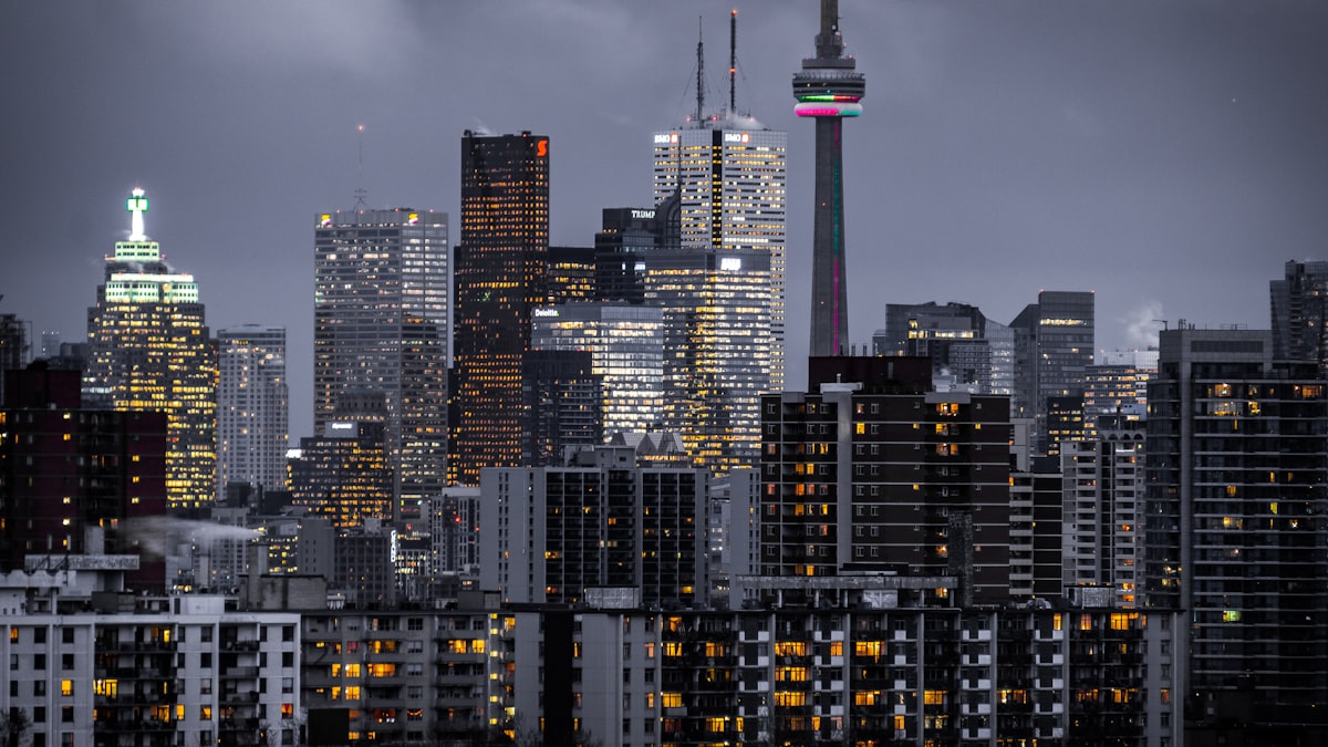 City under development with new buildings and infrastructure showing neighbourhood growth